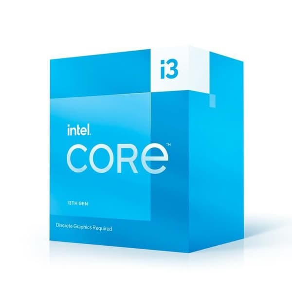 Intel Core i3-13100F-processor - INTEL - 3,4 GHz / 4,5 GHz - 4 kärnor - 12 MB cache