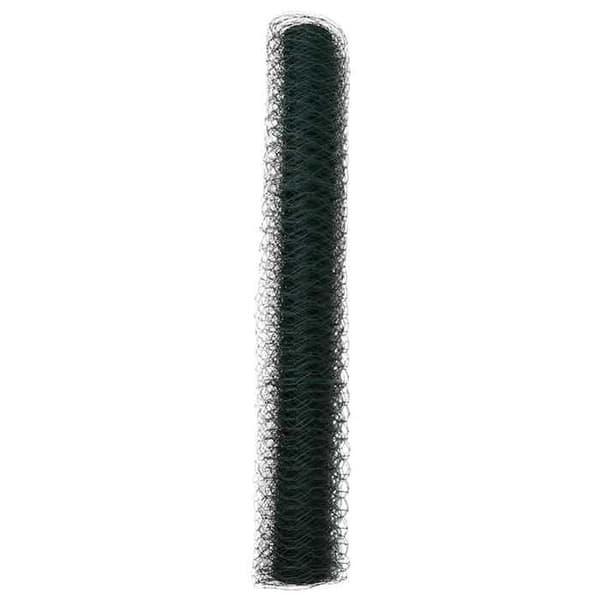 vidaXL Hexagonal stängsel Grön 1 x 100 m PVC 42005460