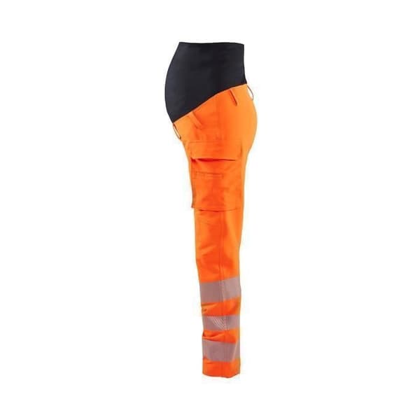 Arbetsbyxor dam Blaklader HV - orange/svart