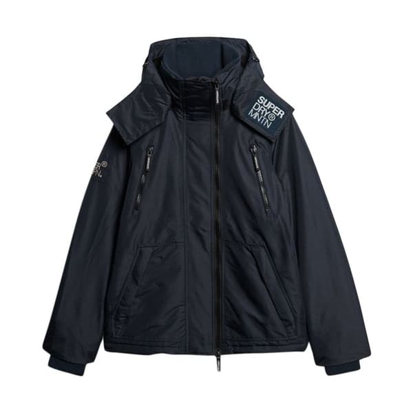 Kort Doudoune - SUPERDRY - Everest - Blå - 100% Polyester - Herr