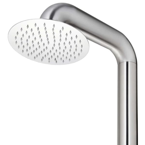 vidaXL Trädgårdsdusch 225 cm Rostfritt stål 315941