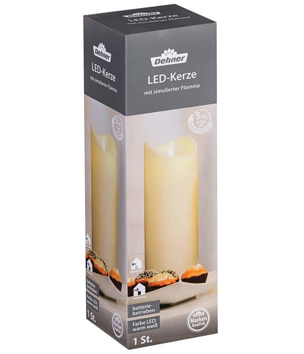 Utomhusljus - Dehner - 4369062 - LED - 30 cm - Cremeplast