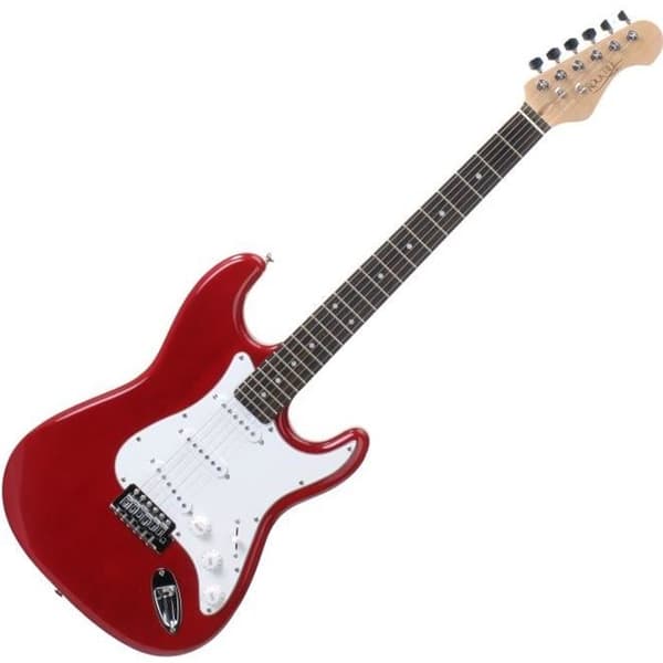 Elgitarr - Sphere Classic - Röd - 3 enspolade pickuper - 21 band