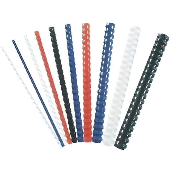Bindstift i plast, A4, 10 mm, svart