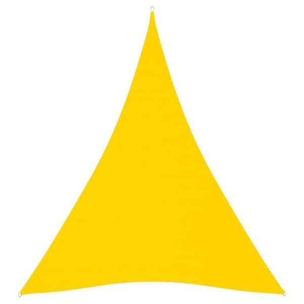 vidaXL Parasol Sail Triangulär Oxford Tyg 4x5x5 m Gul