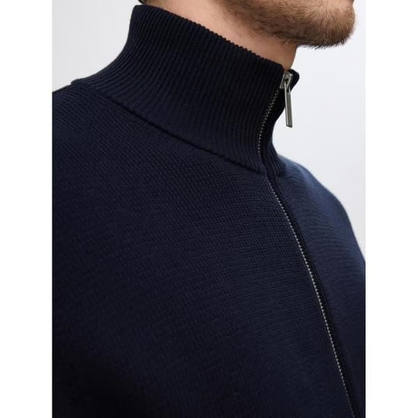 Selected Dane zip-up stickad tröja