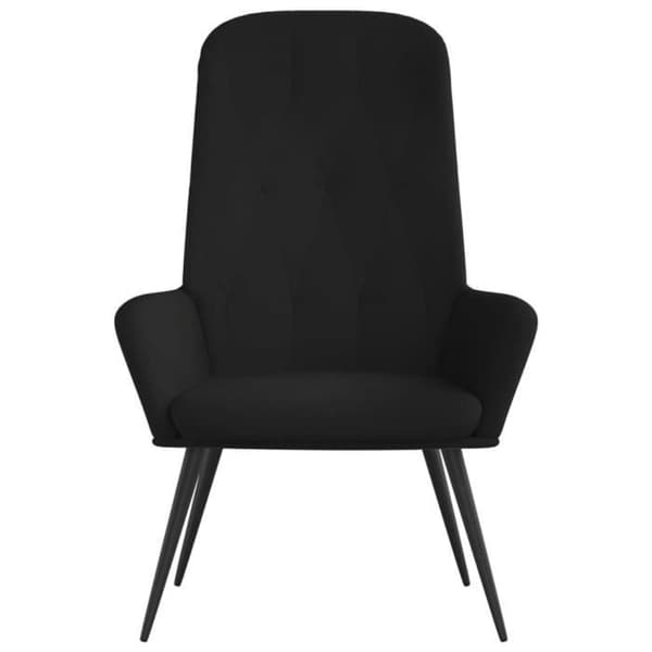 vidaXL Säcksoffa Svart Sammet 341200