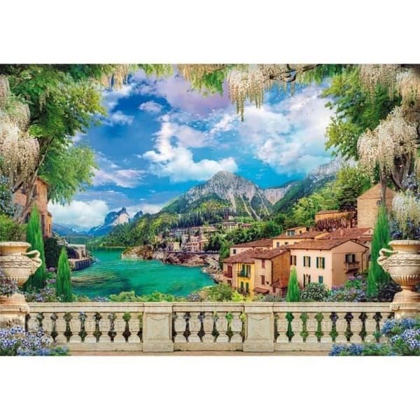 Clementoni - 3000 bitars pussel - Lush Terrace on Lake