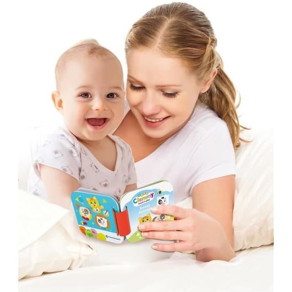 Clementoni - Cubes & Animals Soft Clemmy - 6 kuber + 3 tecken + Bok