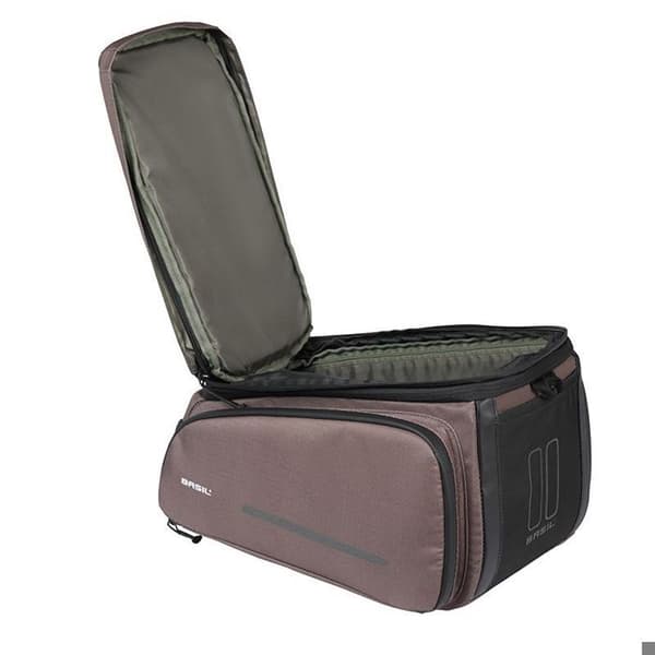 Saddle bags för pakethållare - Basil Move - Brun - Återvunnen polyester - MIK 2.0 system