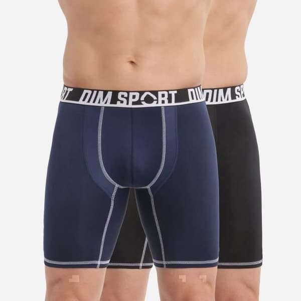 Set med 2 lång boxer i mikrofiber sport