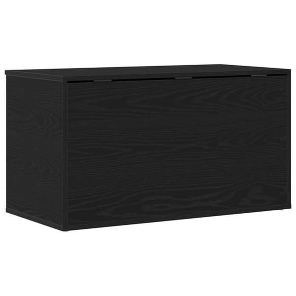 Förvaringslåda - Svart Ek - 84x42x46 cm - Ingenjörsträ - Samtida design