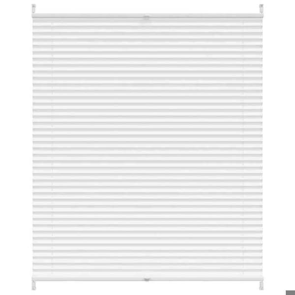 vidaXL Butik plissé 100x150 cm Vit 240611