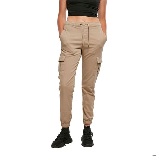 Cargo byxor - URBAN CLASSICS - GT - Hög midja - Bekväm - 98% bomull 2% elastan