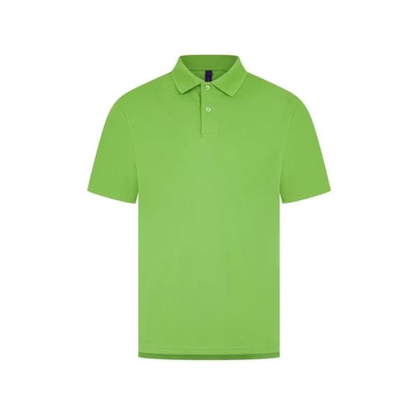 Polo-teknik Henbury CoolPlus - limegrön