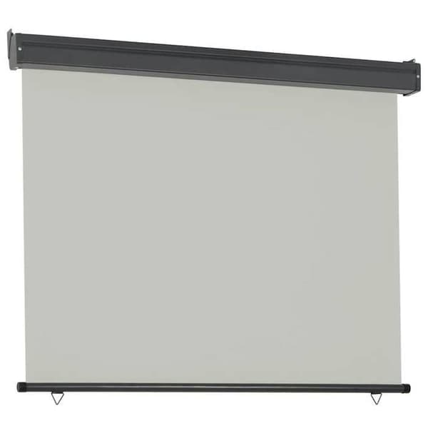 vidaXL Balkongavl 120x250 cm Grå
