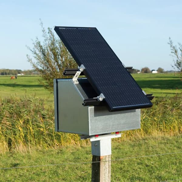 Solpanel med Gallagher Mono AB 60W regulator