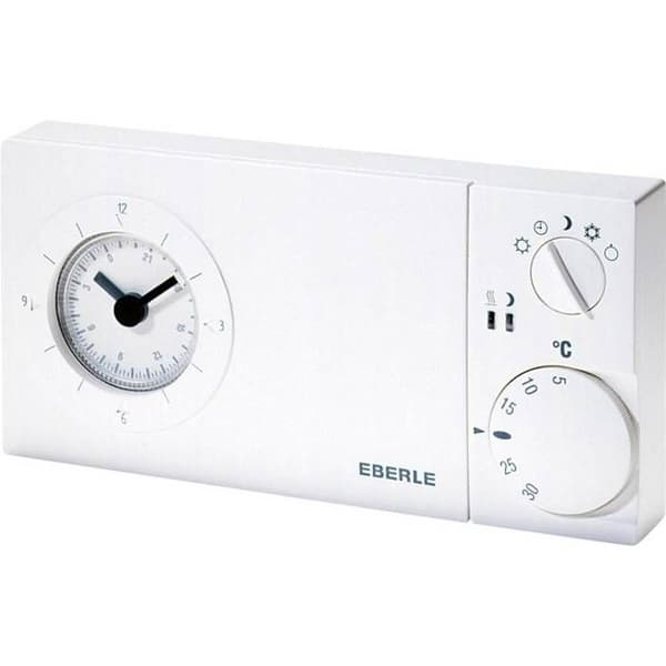 Ambienttermostat med synlig montering (utstickande) Eberle Easy 3 SW veckoprogram 5 till 30 °C