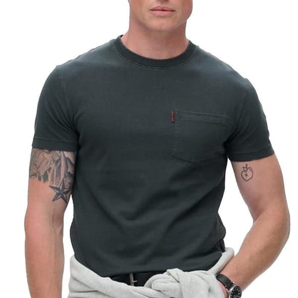 Mörkgrå T-shirt för män Superdry Essential