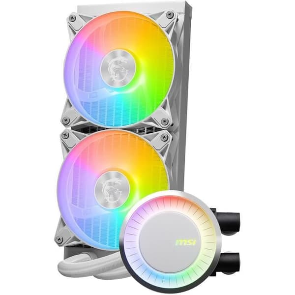 Refroidissement PC - MSI - 306-7ZW5E21-C24/306-7ZW5E24-C2 - MAG CORELIQUID E240 VIT WHITE