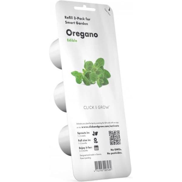 Oregano refill för inomhusträdgård - Klicka och växa