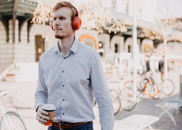 Trådlösa hörlurar - Edifier - W800BT Plus - Röd - Batteritid 55 timmar - Bluetooth 5.1