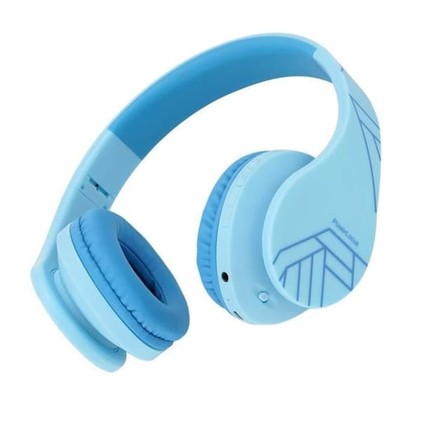 Hörlurar för barn - PowerLocus - P2 - Fällbara - Bluetooth - On-ear
