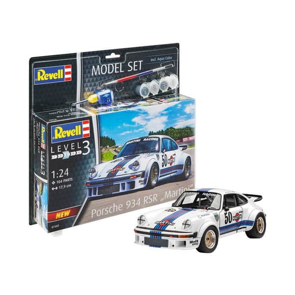 Modellbil: Modellset: Porsche 934 RSR Martini