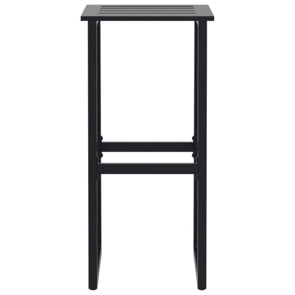 vidaXL Barstolar set om 4 svart pulverlackerad stål 4009266