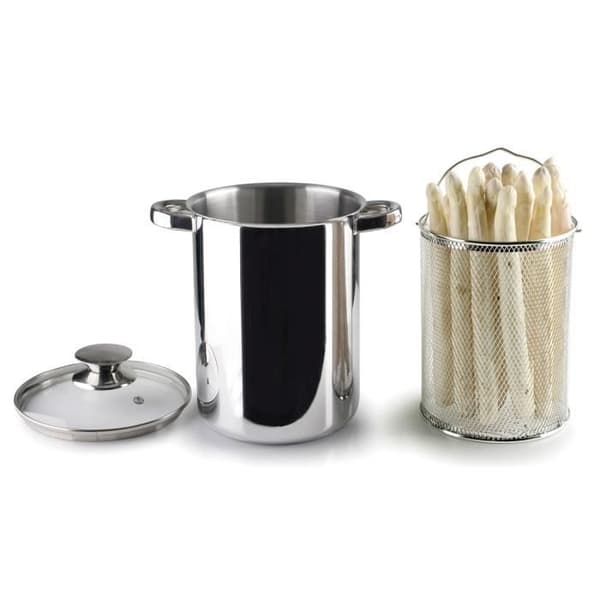 Cuit-Asperges - IBILI - 16 cm - Rostfritt Stål - Glaslock - Diskmaskinssäker
