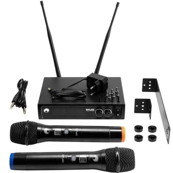 Omnitronic UHF E-FLEX 2 trådlöst mikrofonssystem 823-832/863-865 MHz