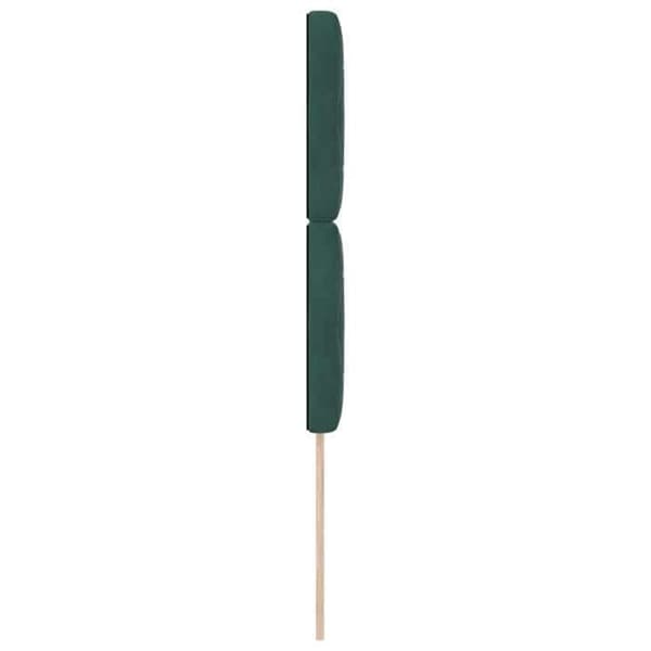 vidaXL Sänggavel Grå Ljusgrön 100 cm Sammet 3337755