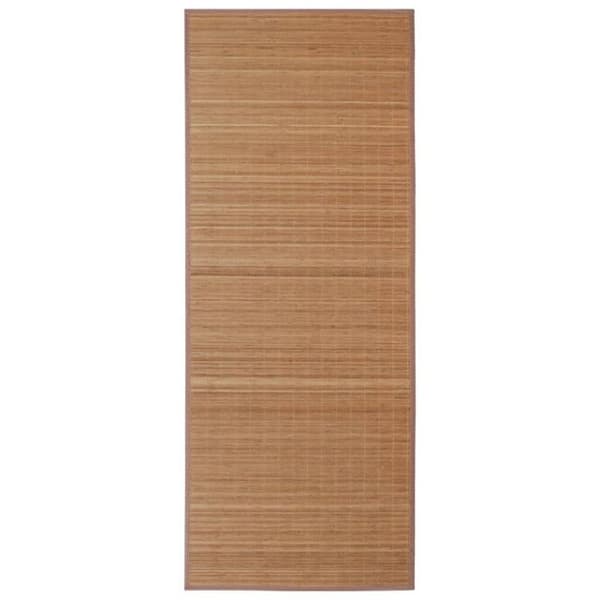 vidaXL Bambu Matta 100 x 160 cm Brun