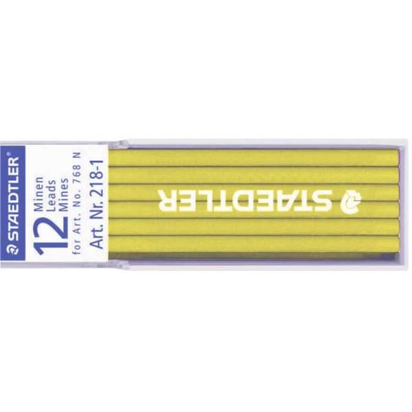 Staedtler Mine 218-1 gul 12 st (st)