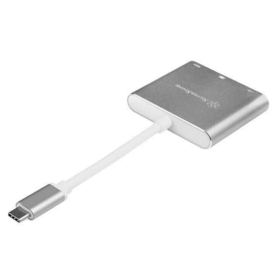 Adaptator - SilverStone - SST-EP08C - USB 3.1 Typ C till HDMI 4K - USB Typ A - Anthracit