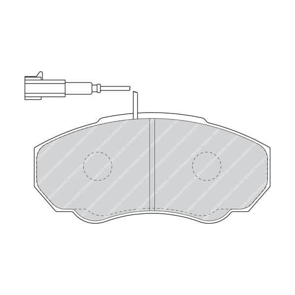 FERODO 4-pack bromsar FVR1478