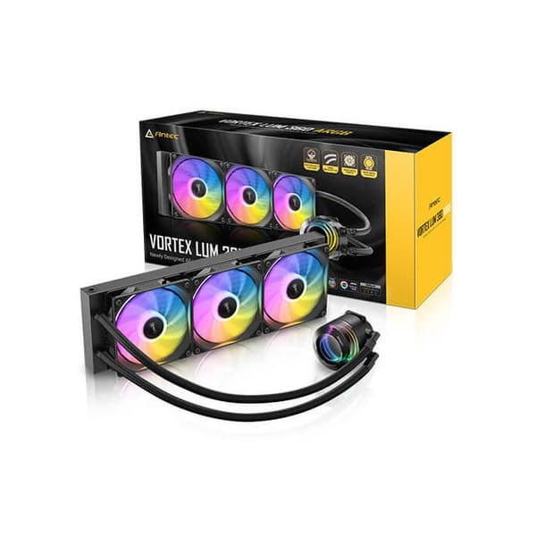 Antec Vortex Lum 360 Vätskekylning CPU 360mm ARGB för PC Gaming