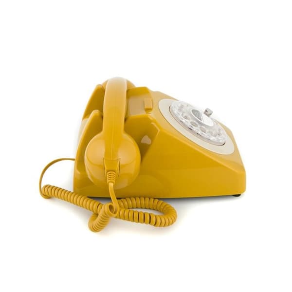 Telefon GPO 746 engelska - senap