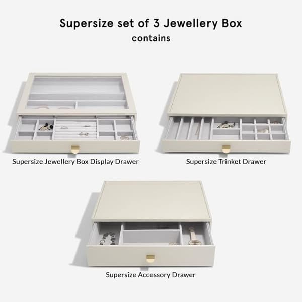 Stackers Havregryn Supersize Smyckeslåda - Set av 3 med Lådor