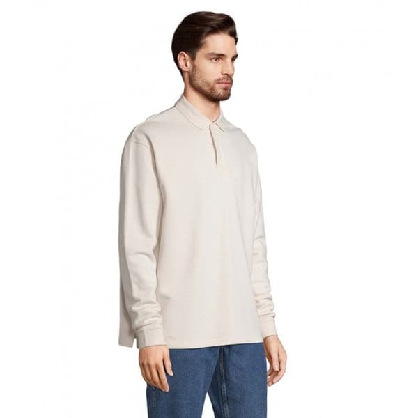 Sweatshirt med polo Sol's Heritage