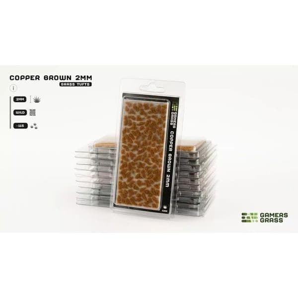 Gamers Grass Kopparbrun (2 mm)