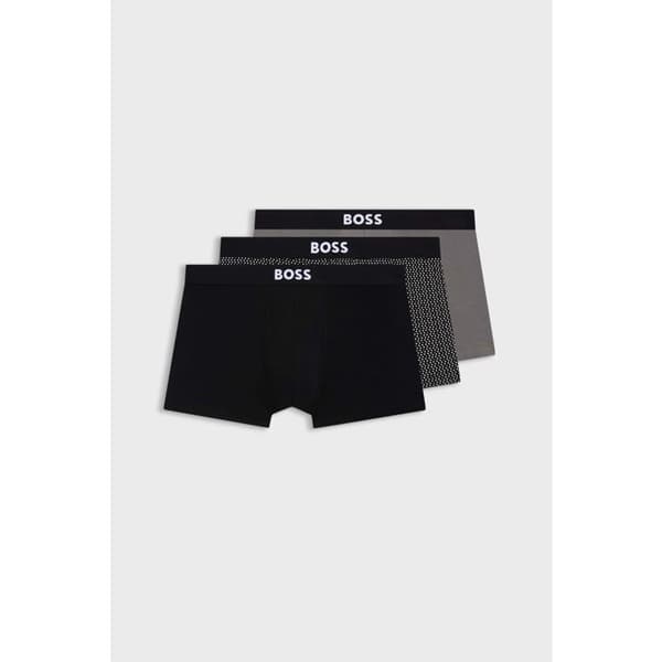 3-pack boxers i mönstrad bomull