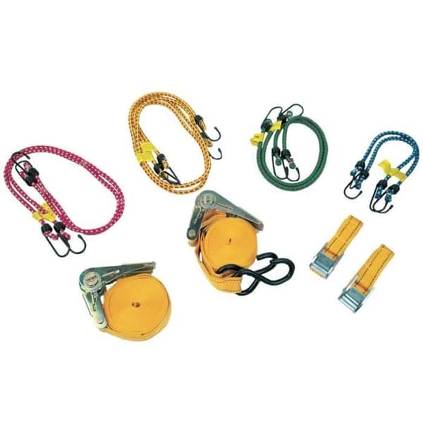 Brüder Mannesmann Set med elastiska snören och remmar 13 st 00500