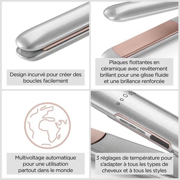 Liten plattång - BABYLISS - ST260E - Cosmos - 3 temperaturer