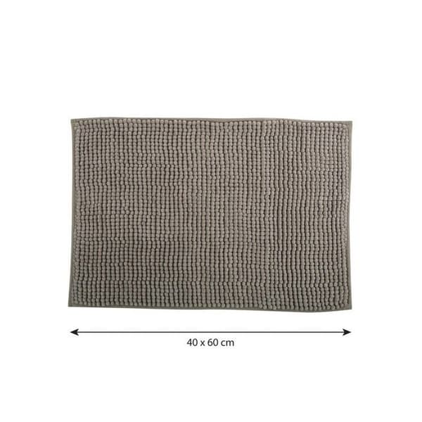 Mikrofiber Badmatta CHENILLE 40x60cm Taupe MSV