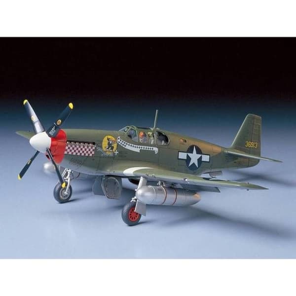 Maquette flygplan: North American P 51B Mustang