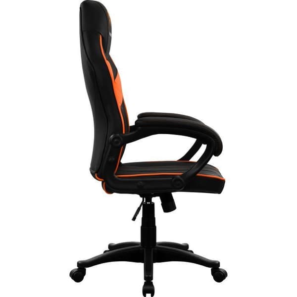 Spelstol - THUNDERX3 - EC1 - Svart/Orange - Ergonomisk - Vadderade armstöd