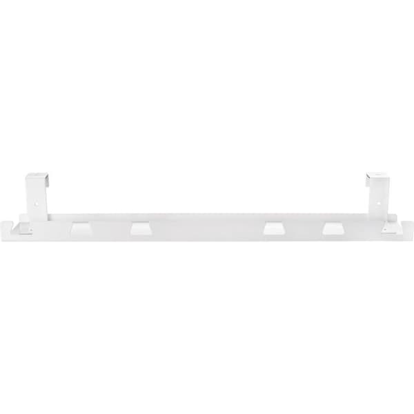 Inline ® Skrivbordsset Kabelrör/hylla för montering under bord Vit