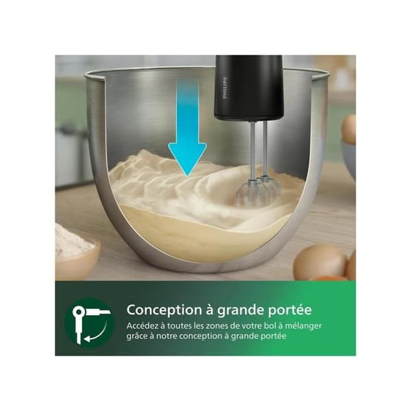 Philips Handmixer serie 5000 svart (HR3781/20)