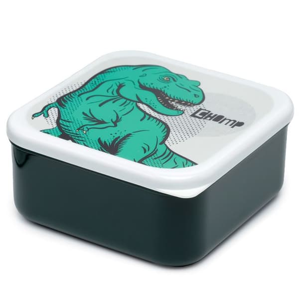 Set med 3 Puckator Dinosaur matlådor - grön - TU